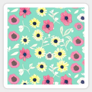 Spring wildflowers (MD23SPR002) Sticker